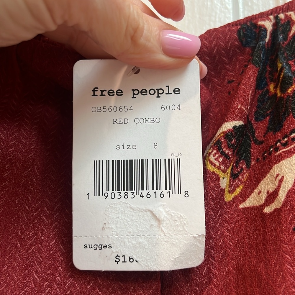 Free People All I Got Tiered Red Floral Maxi Dress
BNWT
Size 8 - Picture 7 of 9
